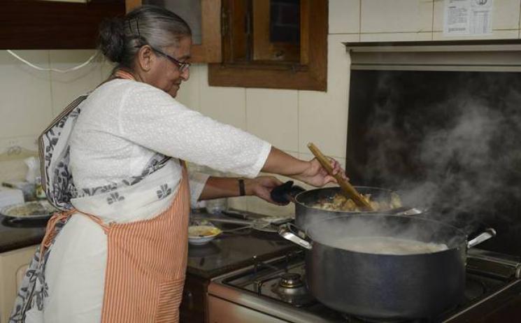Hasina cooks for son on birthday