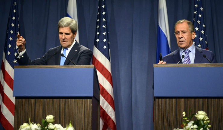 US Secretary of State Kerry meets with Russian Foreign Minister Lavrov