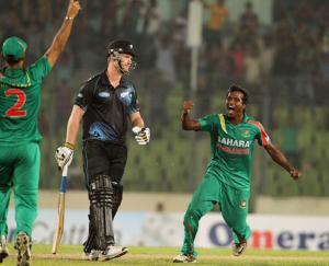 রুবেলের হ্যাটট্রিক, বাংলাদেশের জয়