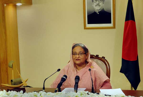 গণমাধ্যম এখন সম্পূর্ণ স্বাধীন: জাতির উদ্দেশ্যে ভাষণে প্রধানমন্ত্রী
