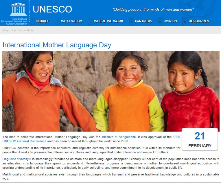 International Mother Language Day 21st february 2019 celebrated in HQ of UNESCO