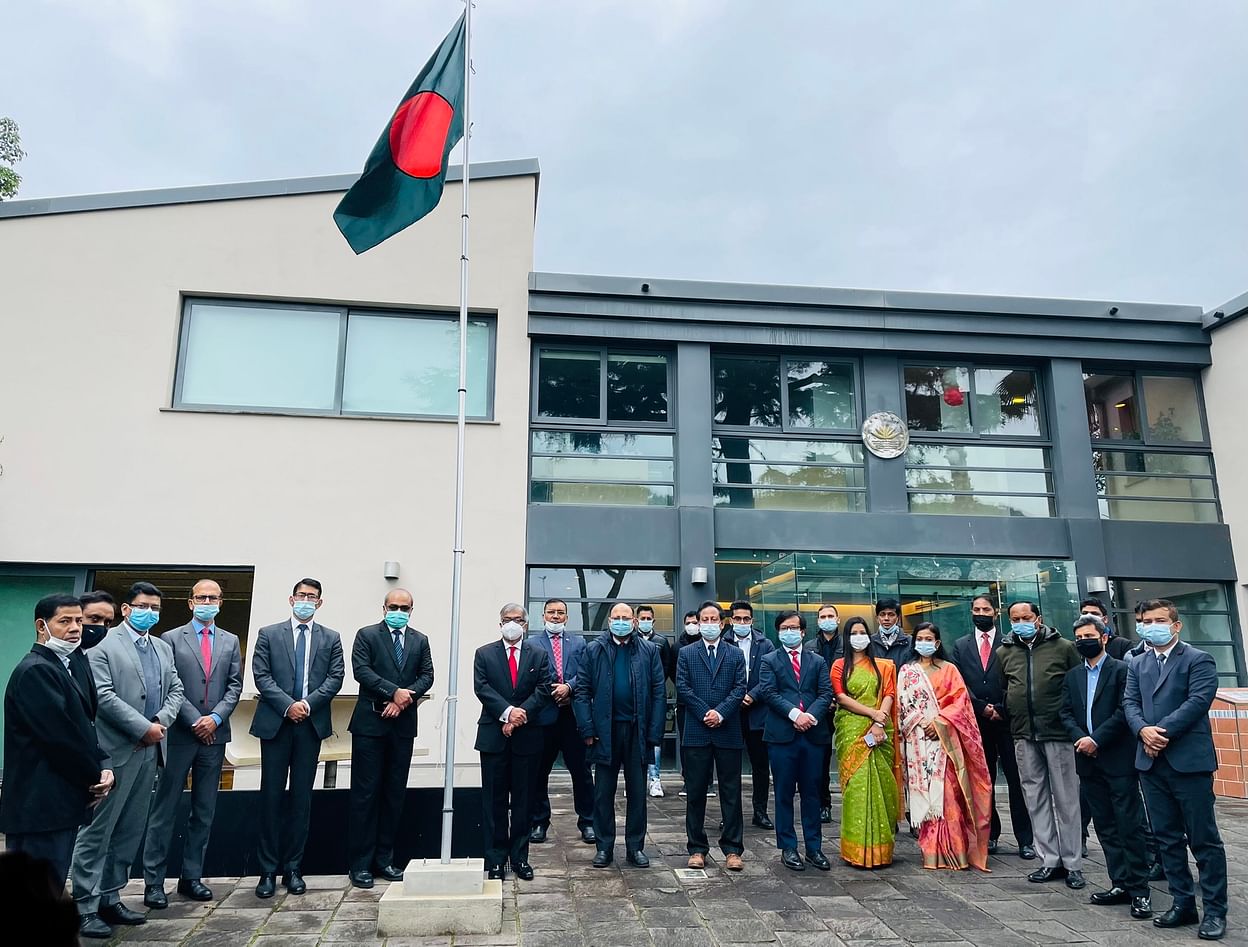 ইতালিতে বাংলাদেশ দূতাবাসে ভার্চ্যুয়ালি ঐতিহাসিক ৭ মার্চ পালিত হয়েছে।